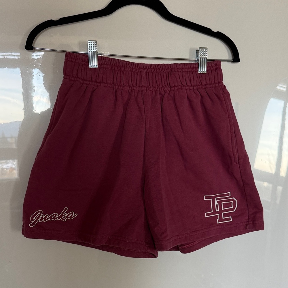 Women's Burgundy Shorts
